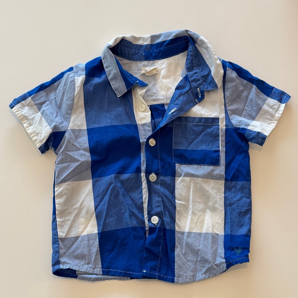 Blue Rooster Boys Checkered Shirt size 3T